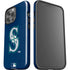 MLB Seattle Mariners - Solid Distressed iPhone 15 Pro Max Impact Case